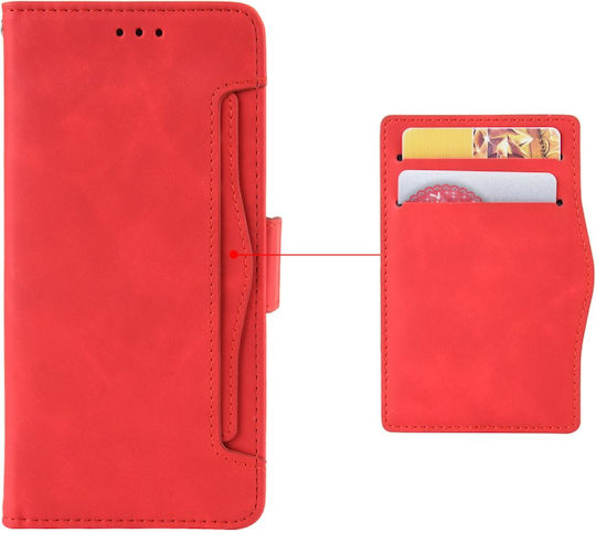 Buchen Sie Synthetisches Leder / Kunststoff / Silikon Rot (Oppo A80 5G)