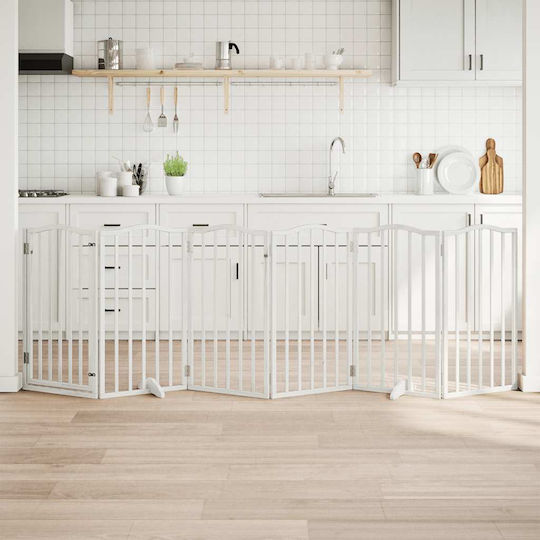 vidaXL Divider Dog in White Color 300 x 90cm