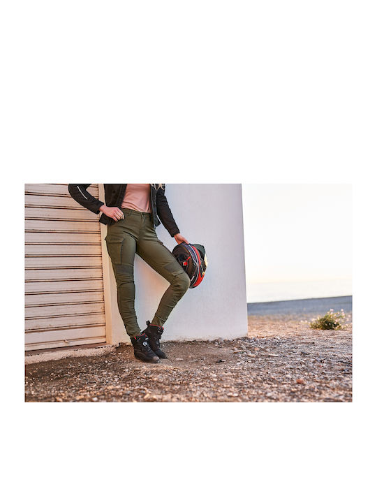 Shima Femei Pantaloni Motocicletă Khaki