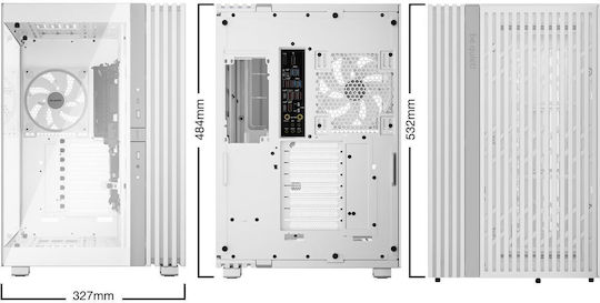 Be Quiet Light Base 900 FX Gaming Midi Tower Κουτί Υπολογιστή με RGB Φωτισμό Λευκό
