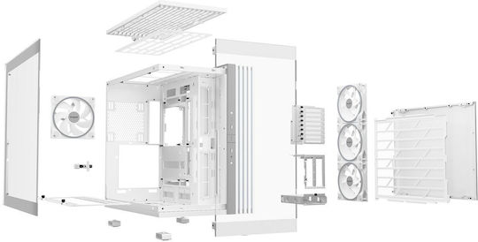 Be Quiet Light Base 900 DX Gaming Midi Tower Computer Case with RGB Lighting White