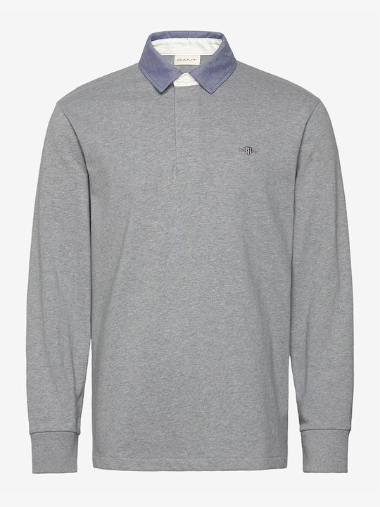 Gant Heavy Rugger Polo Blouse Gray