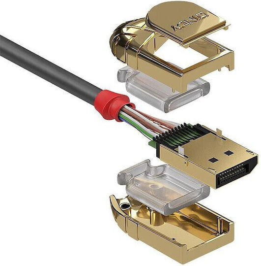 Lindy Kabel DisplayPort-Stecker - DisplayPort-Stecker 0.5m Schwarz (36290)