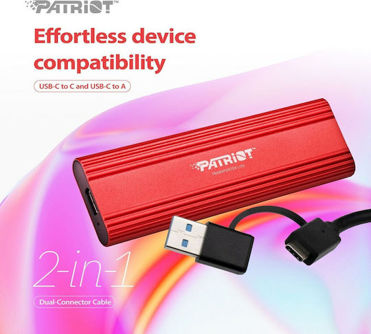 Patriot 2.0TB USB 2.0 SSD Stick Red