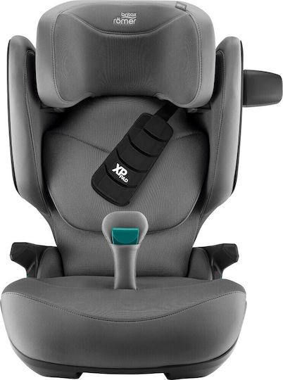 Britax Romer Kidfix Pro Style Καθισματάκι Αυτοκινήτου High-back Booster i-Size με Isofix Mineral Grey 15-36 kg
