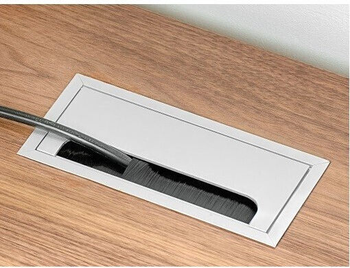 Emuca Desk Grommet Silver 5010062 1 Piece