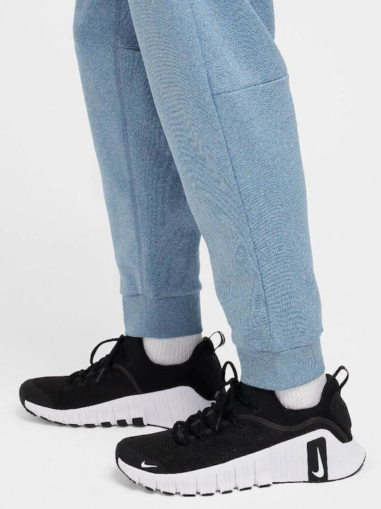 Swoosh Therma-fit Sweatpants Glossy with Elastic Storm Blue
