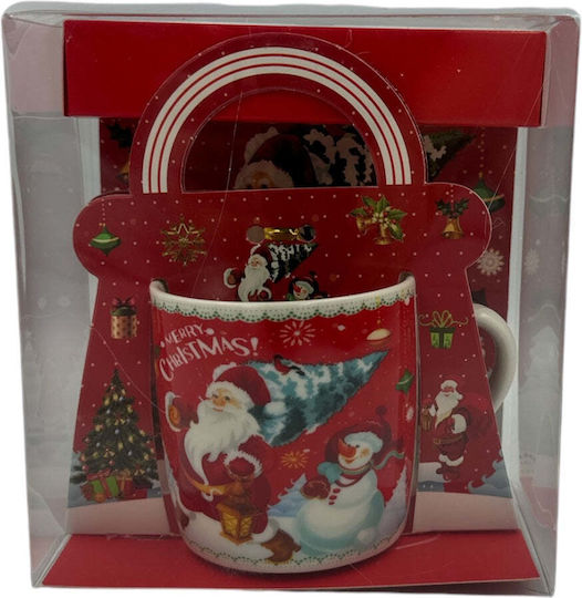 Trademarkt Christmas Mug Ceramic Brown L13xW14xD8cm.