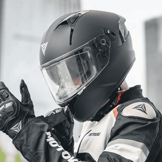 Universal Anti-fog Lens Motorcycle Helmet Visor Pinless Installation Compatible Any Motorcycle Helmet Motowolf