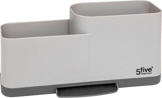 5Five 5Five Kunststoff-Graue Organizer für die Küchenspüle 23x8.7x15.6cm 5Five 5Five Kunststoff-Graue Organizer für die Küchenspüle 23x8.7x15.6cm