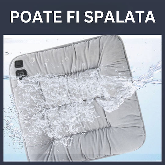 Pernă de masaj pentru picioare & corp cu funcție de încălzire Gri