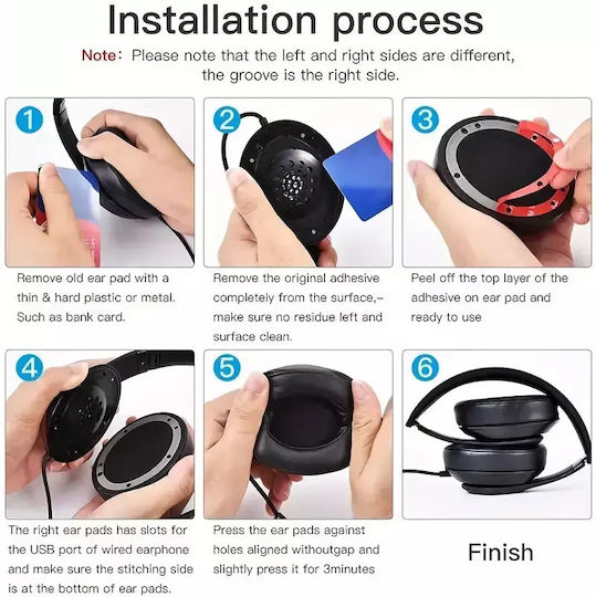 Beats AK47117-1 Ανταλλακτικά Earpads Ακουστικών για Beats Studio2 / Studio3