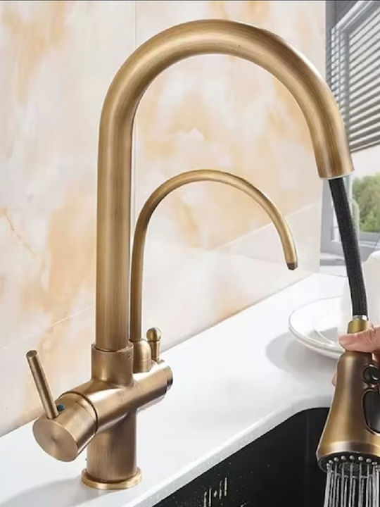 5 X2z Küchenarmaturen Zähler Bronze