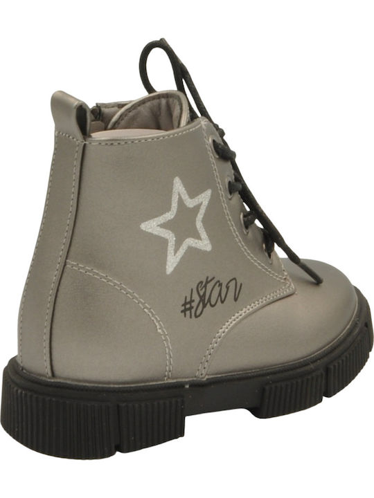 Kinderstiefel mit Reißverschluss Gray