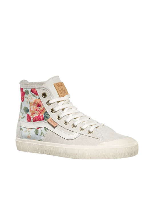 Vans Leila Sneakers Off White-floral