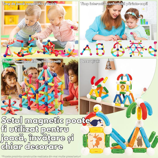 Jucărie de Construcție Magnetică pentru Copii 3+ ani+ Ani