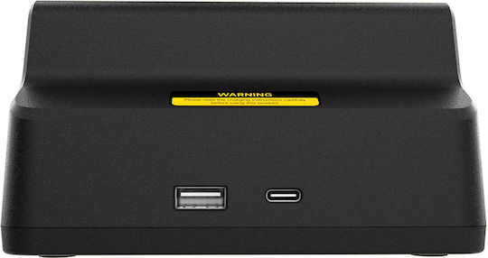Ulefone Armor Pad 4 Series Βάση Κινητού Αυτοκινήτου με Αντιολισθητική Επιφάνεια και Ασύρματη Φόρτιση Μαύρη