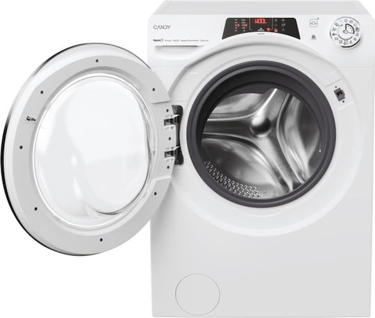 Candy ROW61064DWMCT-S Waschtrockner 10kg/6kg Dampf 1600 Umdrehungen mit Wi-Fi