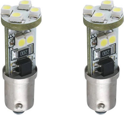 Racesport Λάμπες Αυτοκινήτου T4W / BA9S Canbus LED Λευκό 12V 2τμχ