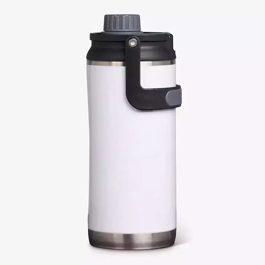 Igloo Igloo Stainless Steel / Plastic Tumbler with Handle and Straw 1.064L White