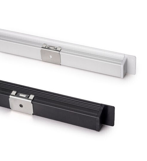 Emuca Pyxis Walled Aluminum Profile for LED Strip