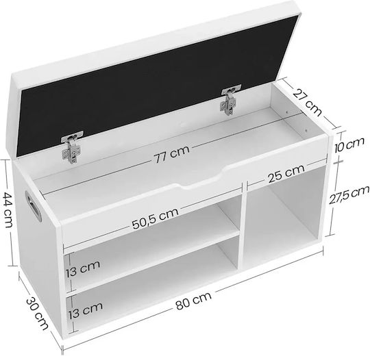 Mobilier de Intrare cu Dulap pentru Pantofi & Bancă 30x80x44cm