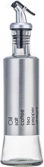 Glass Oil Vinegar Dispenser 300 Ml Silver