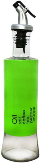 Glass Oil Vinegar Dispenser 300 Ml Green