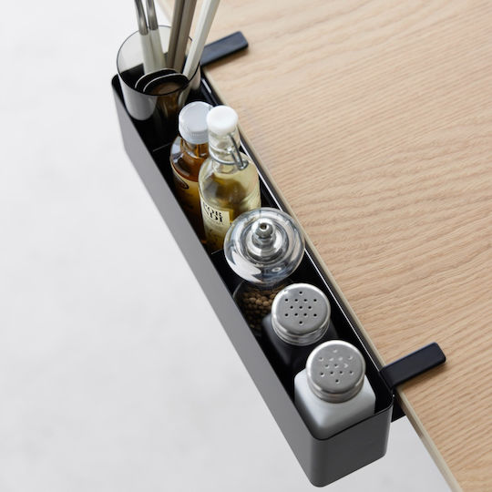 Yamazaki Hilfreicher Abnehmbarer Tischkorb Slim Bk