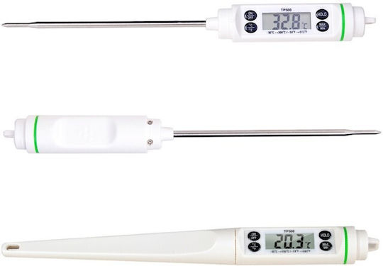 Digital Thermometer Probe Kitchen Liquids Food Meat Dairy Pastries Wax Etc -50°c To +350°c Premium Model White