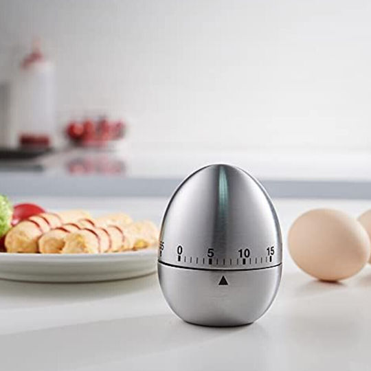 Modern Stainless Steel Kitchen Timer 7.5 Cm