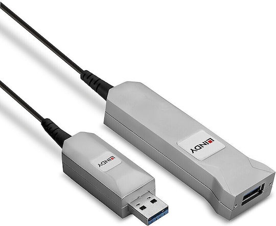 Cablu de extensie USB Lindy USB Tip A la USB Tip A 50 M