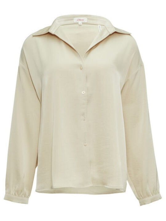 s.Oliver Blouse Beige 2154301-8058