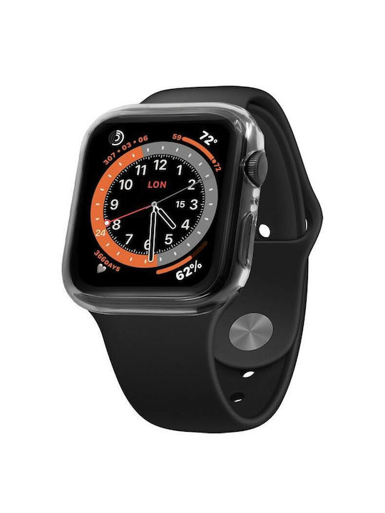 Plastikhülle mit Glas in Transparent Farbe für Apple Watch 45 mm, Serie 8 45 mm