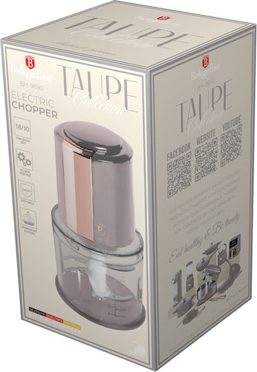 Berlinger Haus Πολυκόπτης Multi 300W με Δοχείο 600ml Καφέ