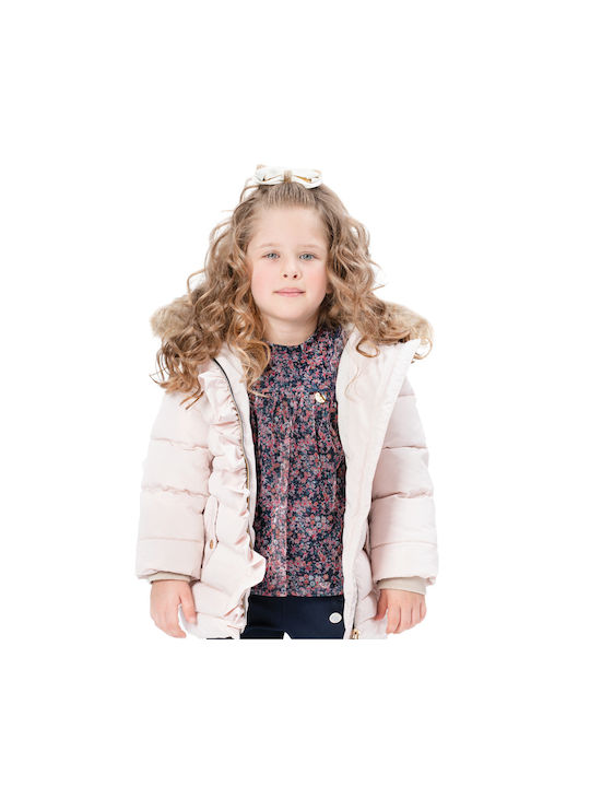 Energiers Kids Casual Jacket with Lining & Hood Fuchsia