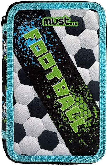 Must Team Must Dreifach Gefülltes Federmäppchen 12x6x19,5 cm Fußball #585740