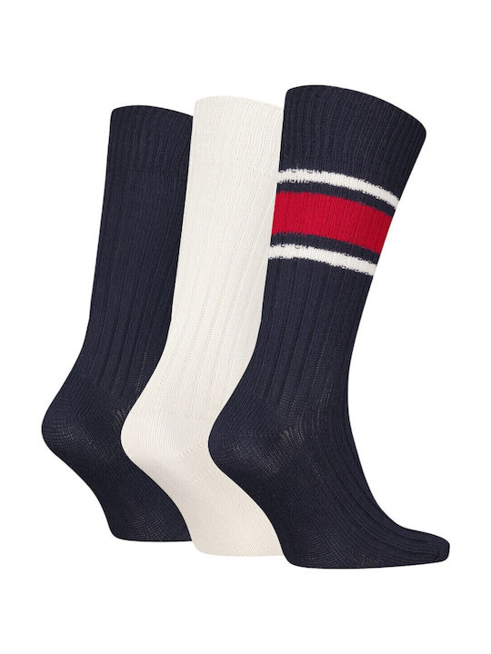 Tommy Hilfiger Ανδρικές Κάλτσες Navy Και Λευκές 3Pack