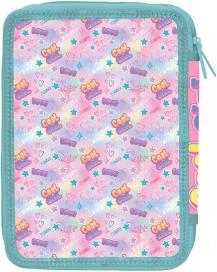 Must Girl Pencil Case Full with 2 Compartments Pink