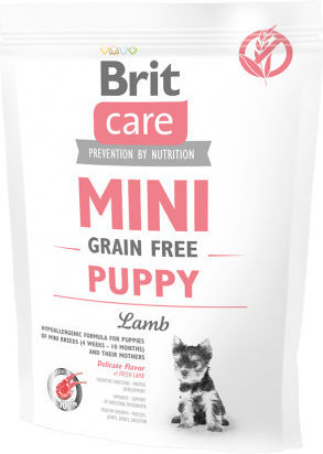 Brit Care Mini Puppy 2kg Dry Food Grain-Free for Small Breed Puppies with Lamb