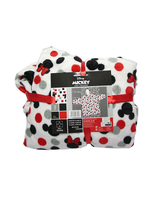 Disney Blanket Fleece Mickey WHITE 94x85cm
