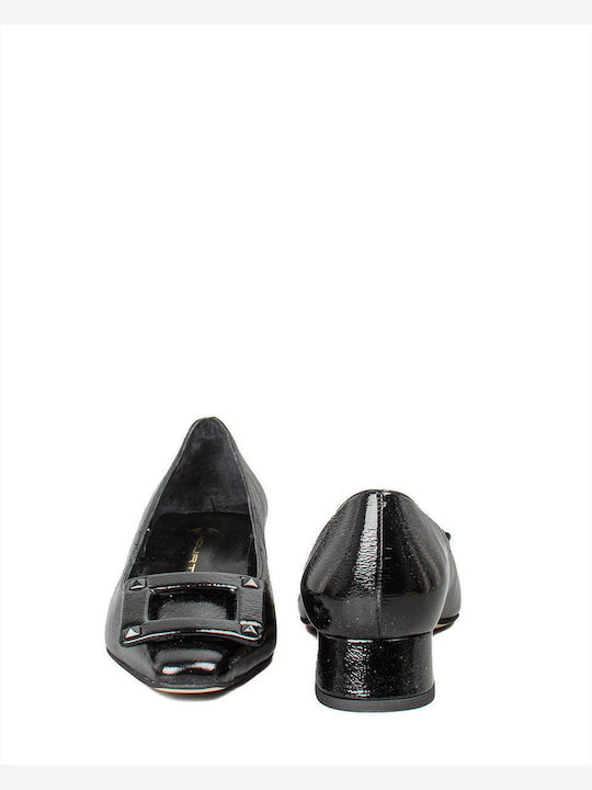 Leder Pumps Schwarz