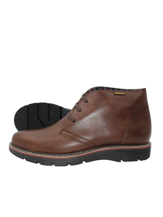 Leather Brown Men's Boots Anatomical