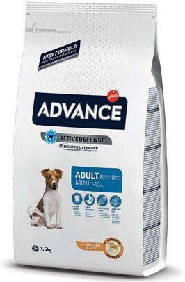 Affinity Advance Adult Mini 1.5kg Trockenfutter für erwachsene Hunde kleiner Rassen mit Huhn und Reis