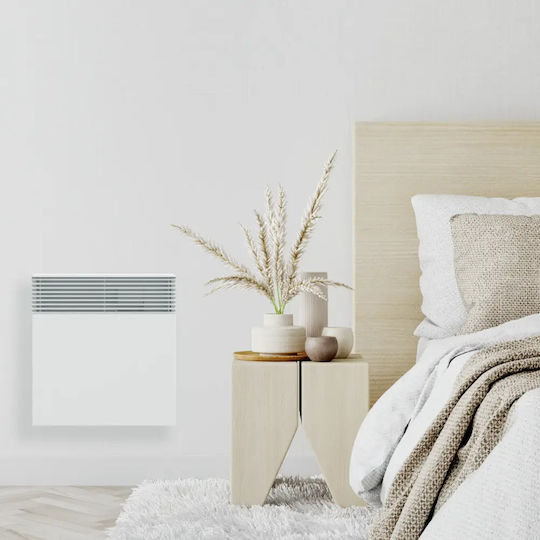Intuis Konvektorheizung Wand 2500W mit elektronischem Thermostat und WiFi Weiß