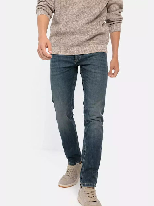 Men's Jeans Pants Elastic with Regular Fit Blue