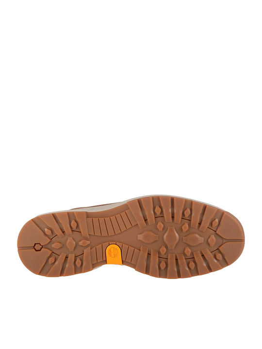 Piele Bej Ghete Chelsea Impermeabile