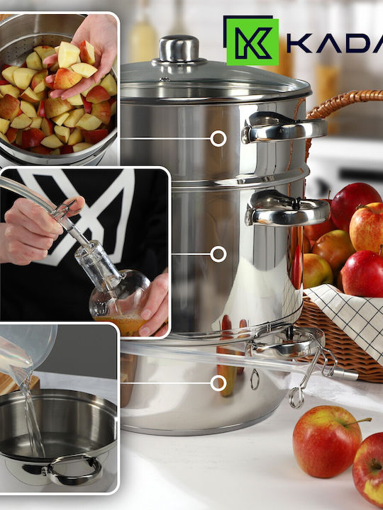 Kadax 8l Steam Cooker Induction Gas Pot 3 In 1