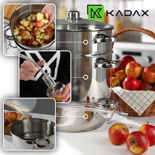 Kadax 8l Steam Cooker Induction Gas Pot 3 In 1