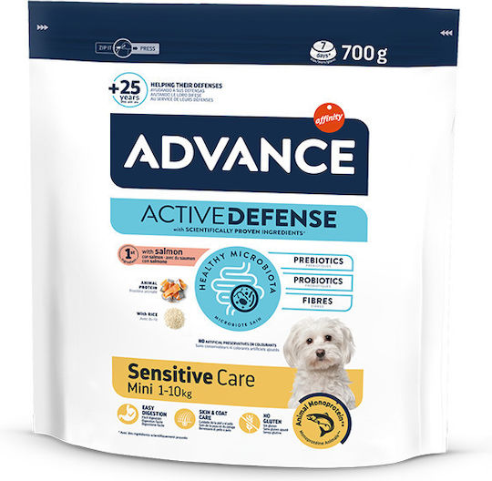 Advance 0.7kg Ξηρά Τροφή Σκύλων Μικρόσωμων Φυλών με Σολομό και Ρύζι